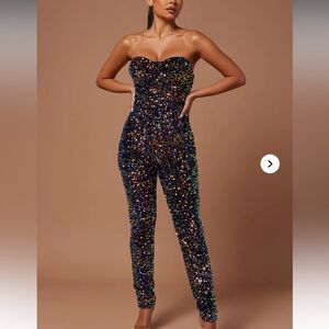 Nova luxe Jumpsuit sequin